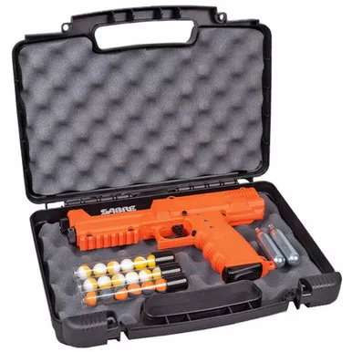 Sabre SL7 Pepper Projectile Launcher 7 Projectile Capacity 12 gram C02 Propellant, Orange