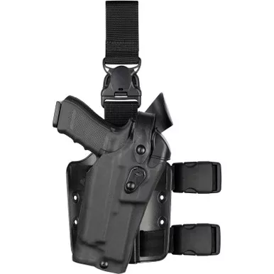 Safariland Model 6305RDS ALS/SLS Tactical Holster w/ Quick-Release Leg Strap for Smith & Wesson M&P9 M&P40 1.0 2.0 w/ Streamlight TLR-1