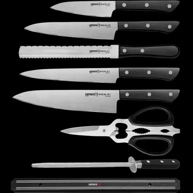 Samura H-Kiri Super Set of 5 Kitchen Knives
