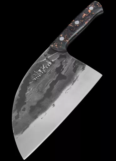 Samura Mad Bull Chopper Marble Carbon Serbian Chef Knife