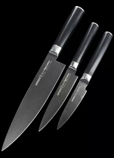 Samura Mo-V Stonewash Set of 3