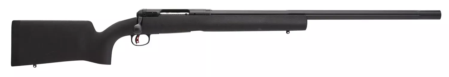 Savage Arms 12 Long Range Precision 243 Win Caliber with 4+1 Capacity, 26″ Barrel, Matte Black Metal Finish
