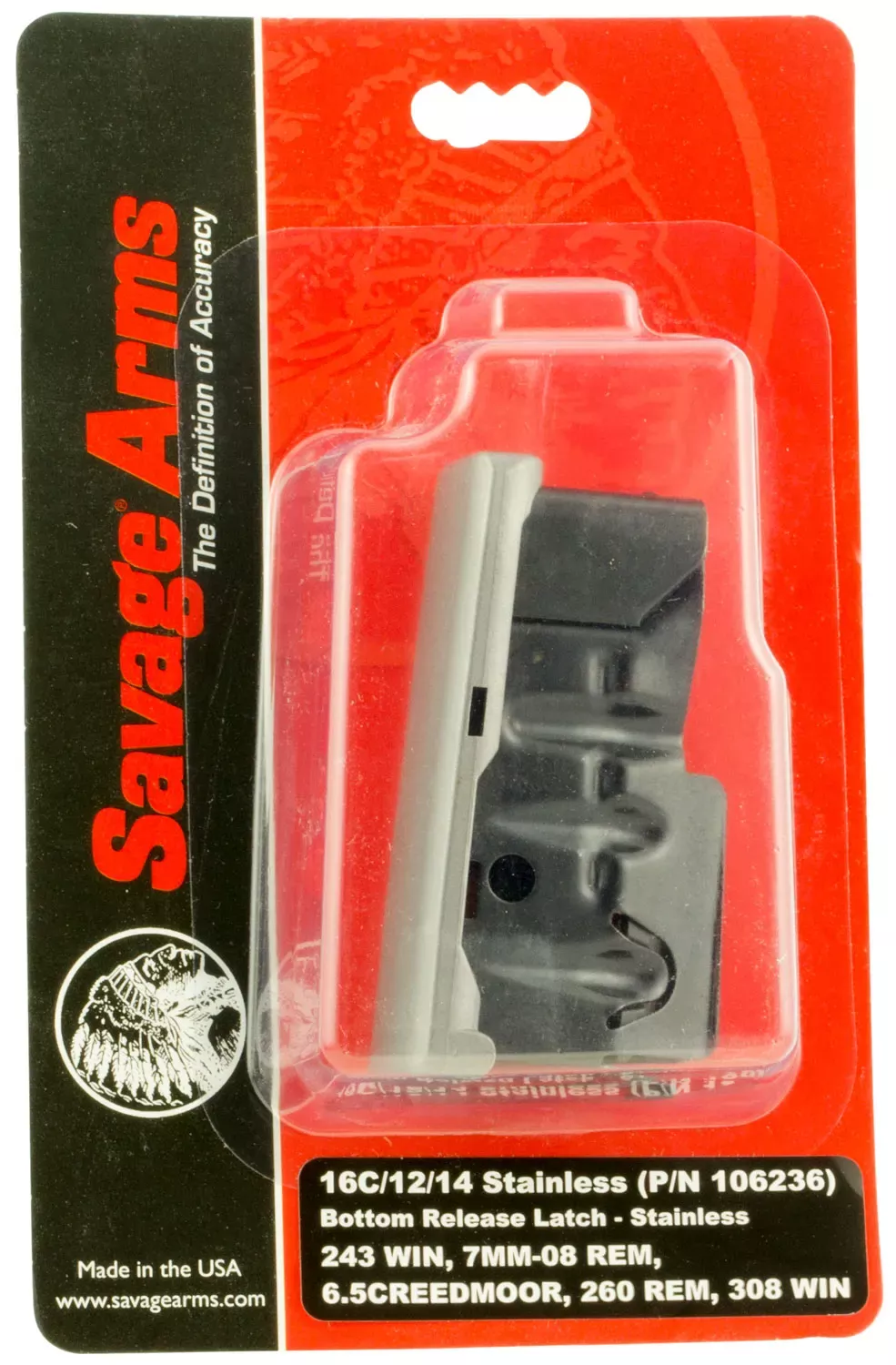Savage ArmsOEMStainless Detachable 4rd for 270 Win, Savage 114,