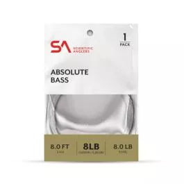 Scientific Anglers Absolute Bass Leaders - 8' - 8 LB
