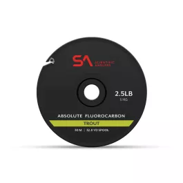 Scientific Anglers Absolute Fluorocarbon Trout Tippet - Clear - 2X