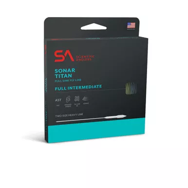SCIENTIFIC ANGLERS Sonar Titan Taper Full Intermediate Blue and Pale Green Fly Line