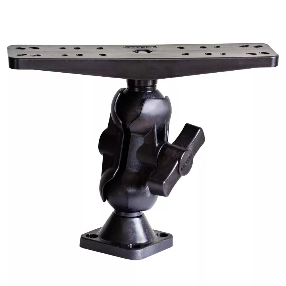 Scotty 2 1/4'' Ball Mount with Fish Finder/Chart Plotter Plate• 0173