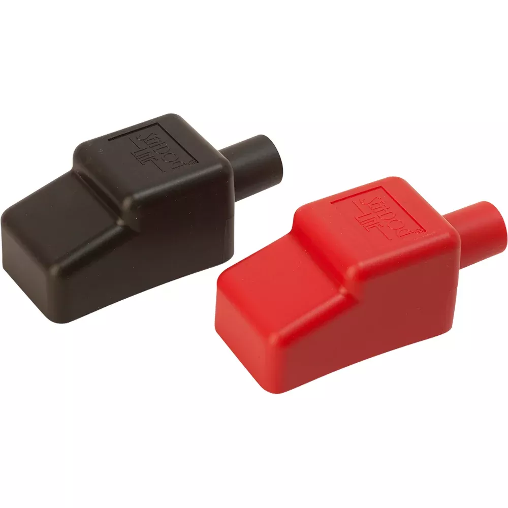 Sea-Dog Battery Terminal Covers – Red/Black – 5/8″ [415115-1]