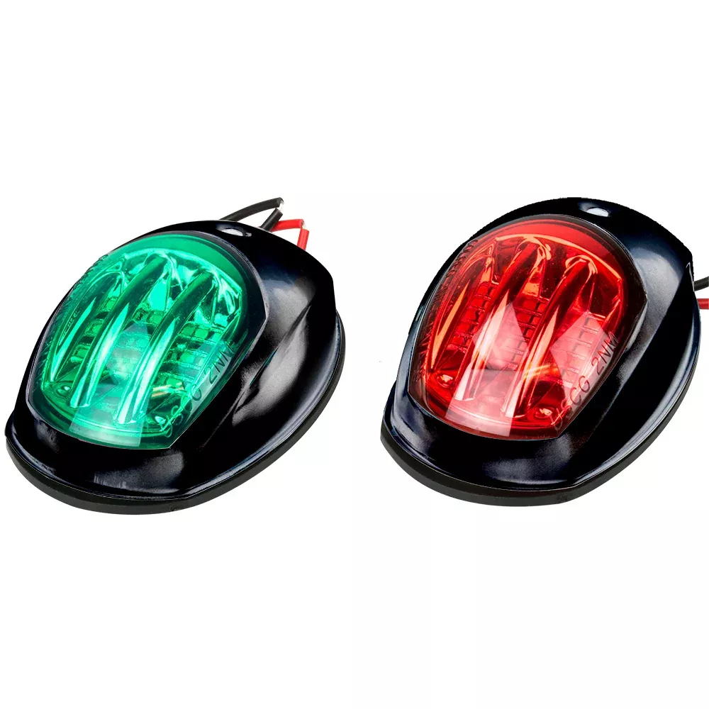 Sea-Dog Black LED Navigation Lights – PortStarboard [400073-1]