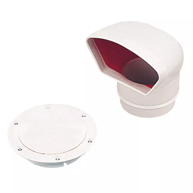 Sea-Dog Low Profile Cowl Vent/Snap-On Deck Plate – Dip Molded PVC