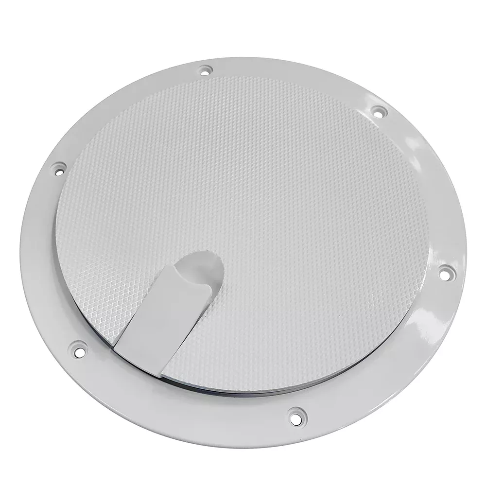 Sea-Dog Pop-Out Textured Deck Plate – White – 6″ [336262-1]