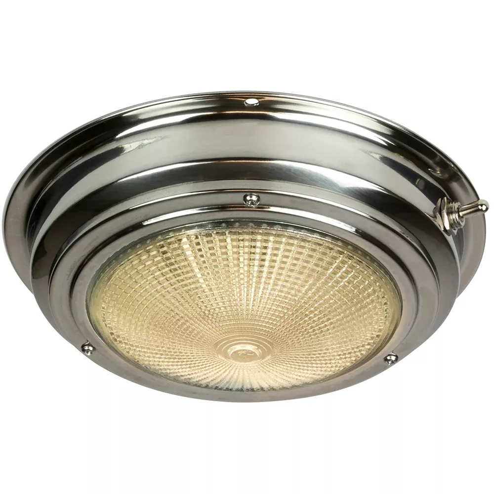 Sea-Dog Stainless Steel Dome Light – 5″ Lens [400200-1]