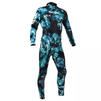 SEAC Men's Body-Fit 1.5mm One-Piece Wetsuit