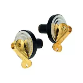Seachoice D Brass Snap-Lock Deck And Baitwell Plug , 2 Pieces - 1/2"