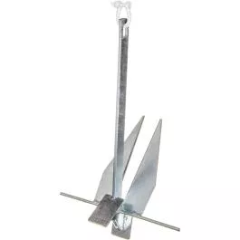 Seachoice Hot Dipped Galvanized Deluxe Fluke Anchor - 13 LB.