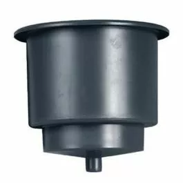 Seachoice Recessed Mount Black Plastic Drink Holder - Fits 3-3/4 Inch Hole