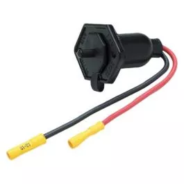 Seachoice Trolling Motor Plug – Female Receptacle – 12 V 10 AWG 2-Wire