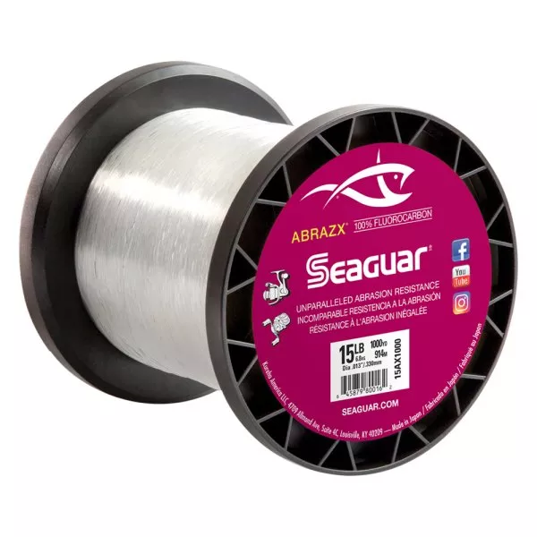 Seaguar AbrazX -12 Lb – Clear Fluorocarbon Line #12AX200