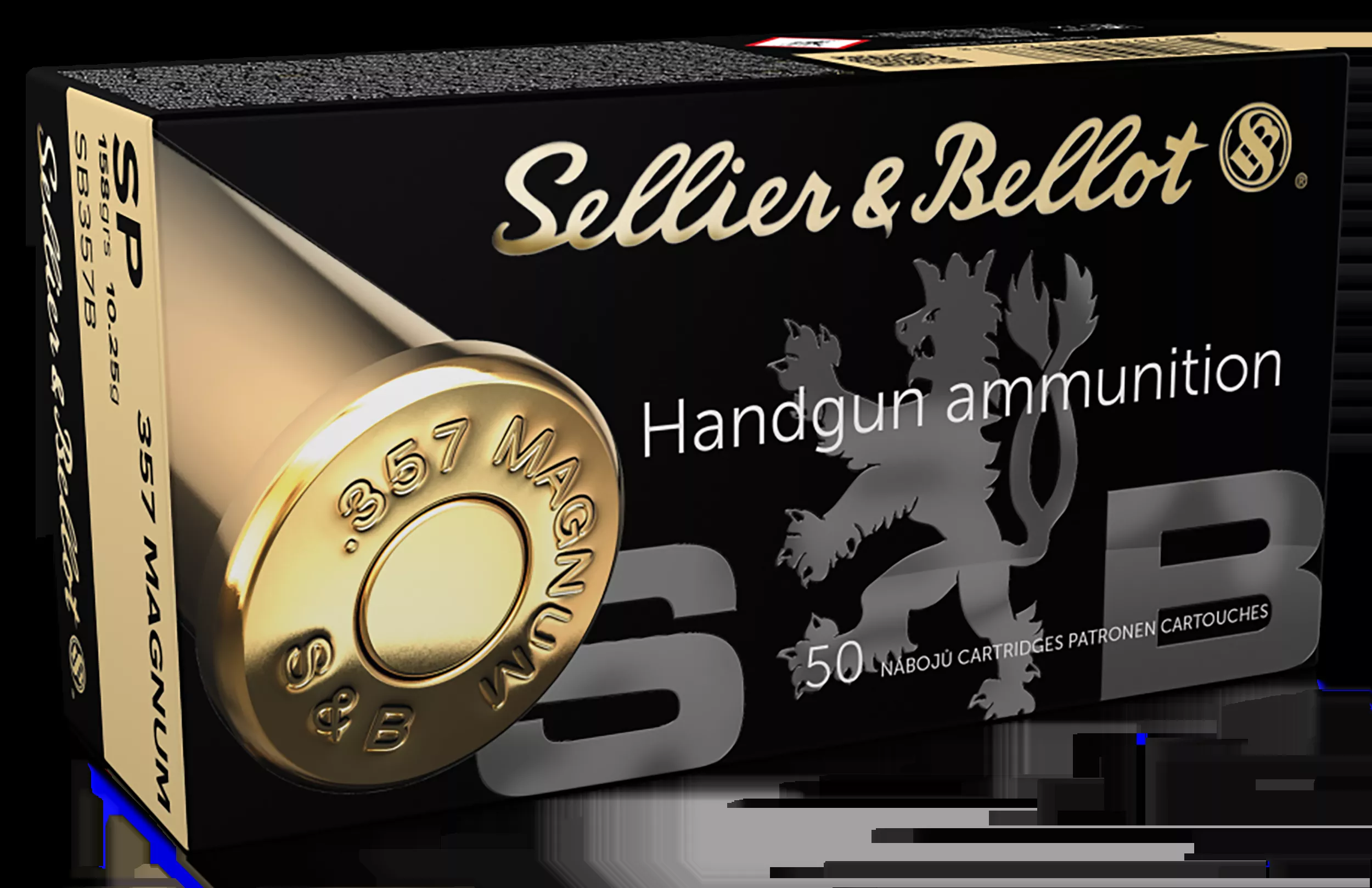 Sellier & Bellot Handgun357 Mag 158 gr Soft Point (SP) 50 Bx/ 20 Cs