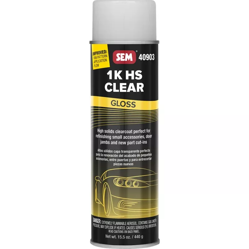 SEM 1K HS Clear – 20oz Aerosol Can – Gloss Finish