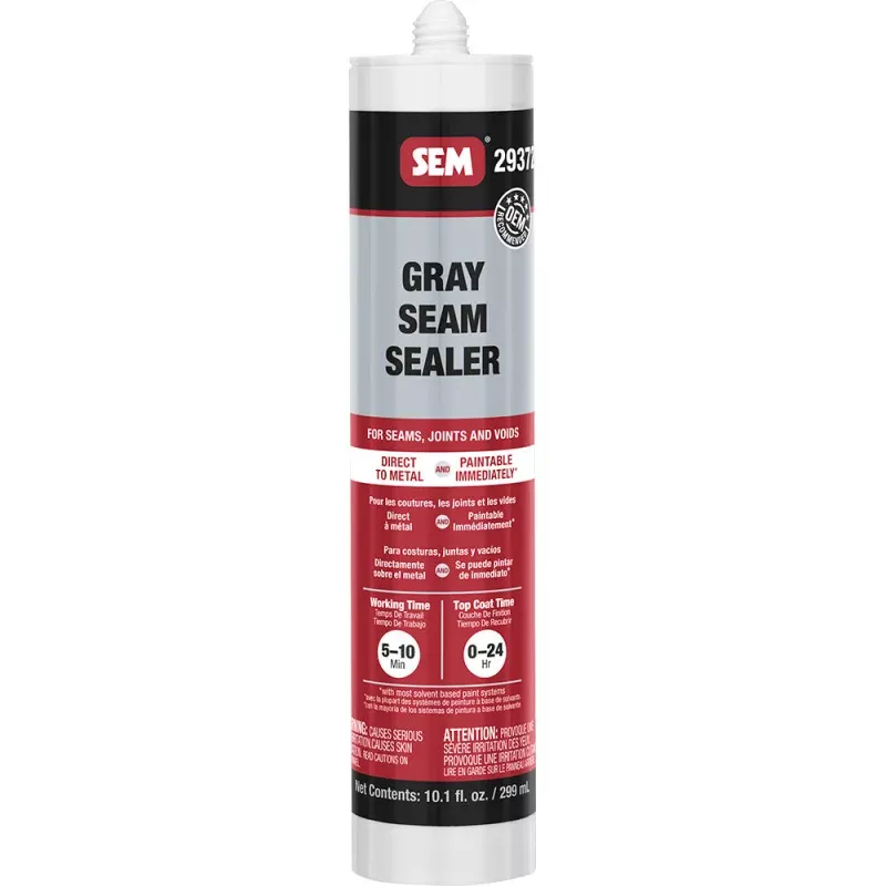 SEM 1K Seam Sealer – 10.1oz Tube – Grey