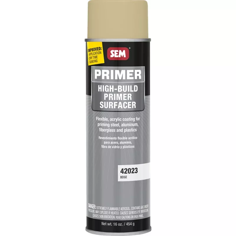 SEM High-Build Primer Surfacer – 20oz Aerosol Can – Beige
