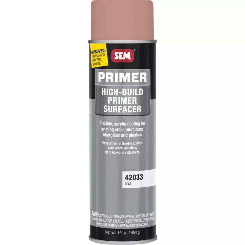 SEM High-Build Primer Surfacer – 20oz Aerosol Can – Rose