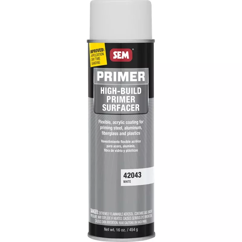 SEM High-Build Primer Surfacer – 20oz Aerosol Can – White