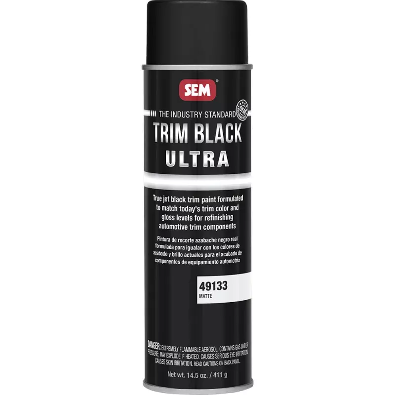 SEM Trim Black Ultra – 20oz Aerosol Can – Matte Finish