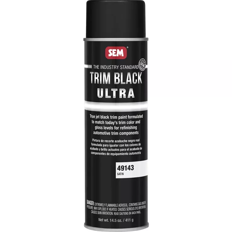 SEM Trim Black Ultra – 20oz Aerosol Can – Satin Finish