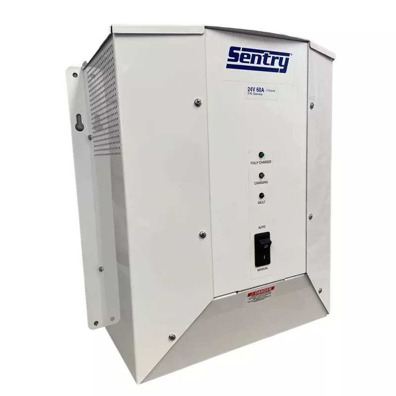 Sentry Marine Battery Charger 115/230V Input 24VDC – 60A – 3-Bank