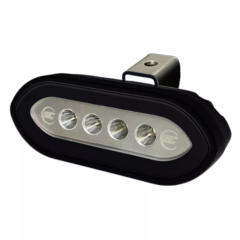 Shadow-Caster Bracket Mount Spreader Light – Black Housing – White