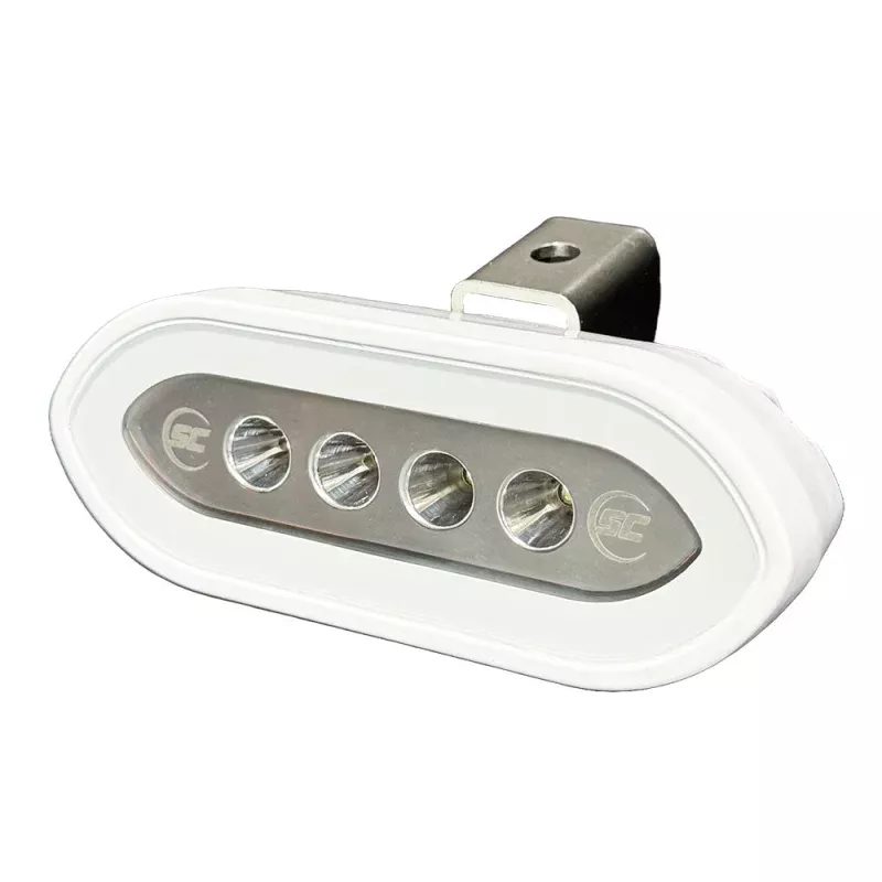 Shadow-Caster Bracket Mount Spreader Light – White Housing – White