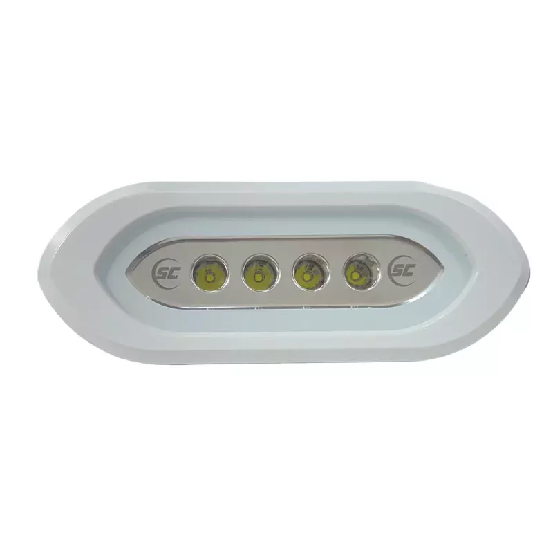 Shadow-Caster Flush Mount Spreader Light – White Housing – White