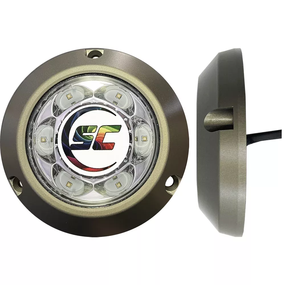 Shadow-Caster SC3 Series Underwater Light – Full-Color Change – 12-Color Standard or Unlimited Colors w/Shadow-NET [SC3-CC-ALSM]