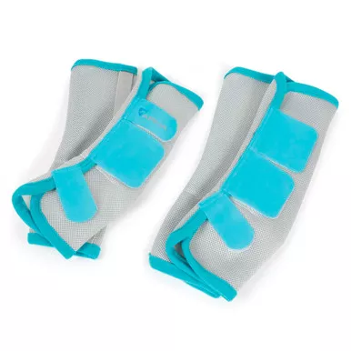 SHIRES Airflow Turnout Pony Teal 4-Pack Fly Boots (1857TEALPONY)