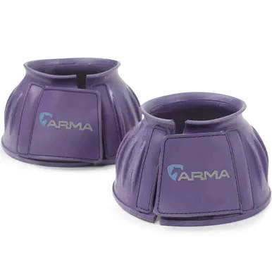 SHIRES ARMA Over Reach Extra Full Purple Bell Boots (134VPURPLEXFULL)