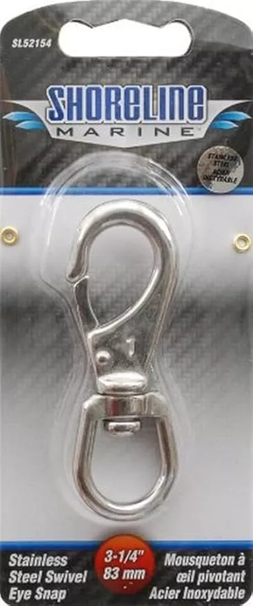Shoreline Marine Eyelet Snap Swivel #SL52154