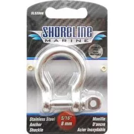 Shoreline Marine Stainless Anchor Shackles - 5/16"
