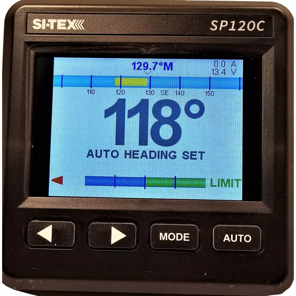 SI-TEX SP-120 Color System w/Rudder Feedback & Type “S” Mechanical Dash Drive