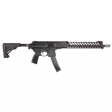 Sig MPX PCC 9mm 16" Barrel 30rd 5-Pos Stock Timney Trigger Black, RMPX16B9
