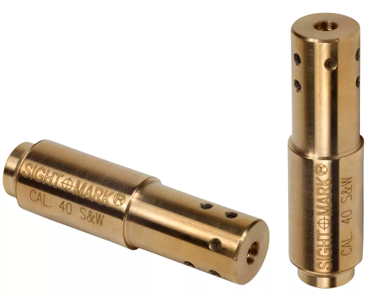 Sightmark Boresight, Red Laser for 40 S&W, Brass, Includes Battery Pack & Carrying Case