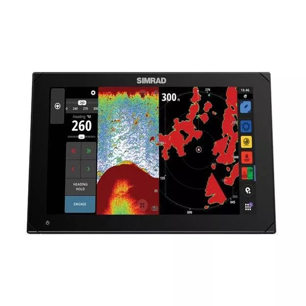 Simrad NSX 12" Fish Finder/Chartplotter with C-Map Discover X Charts w/o Transducer• 000-15222-001