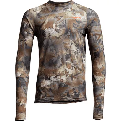Sitka Core Merino 120 Ls Crew Timber