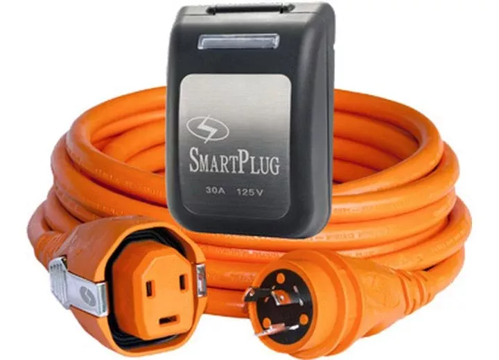SmartPlug 30 Amp 125 Volt 50-Foot Cordset with Stainless Steel Black Inlet• C30503BM30PB