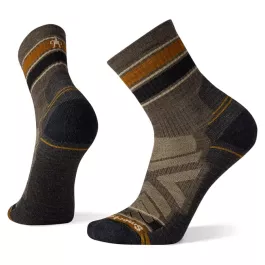 Smartwool Men’s Hike Light Cushion Striped Mid Crew Socks