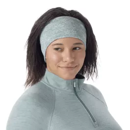 Smartwool Thermal Merino Colorblock Headband – Arctic Green Digi Snow