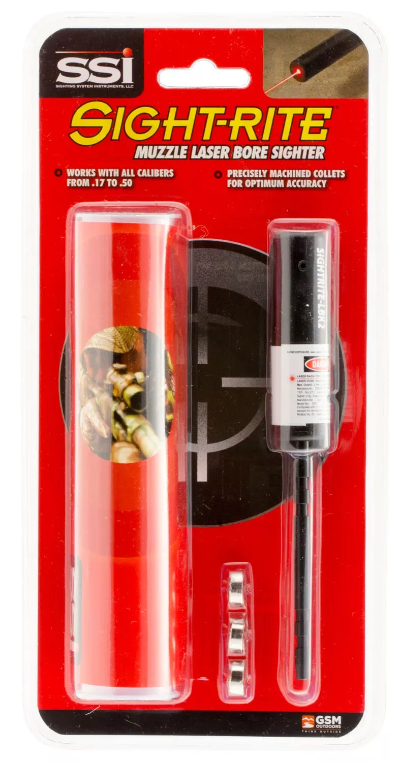 SME Sight-Rite, Muzzle Laser Bore Sight, .17-.50 Cal, Metal