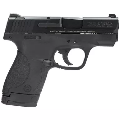 Smith & Wesson M&P Shield 9mm 3" Barrel Black Melonite Finish 7rd and 8rd Mags