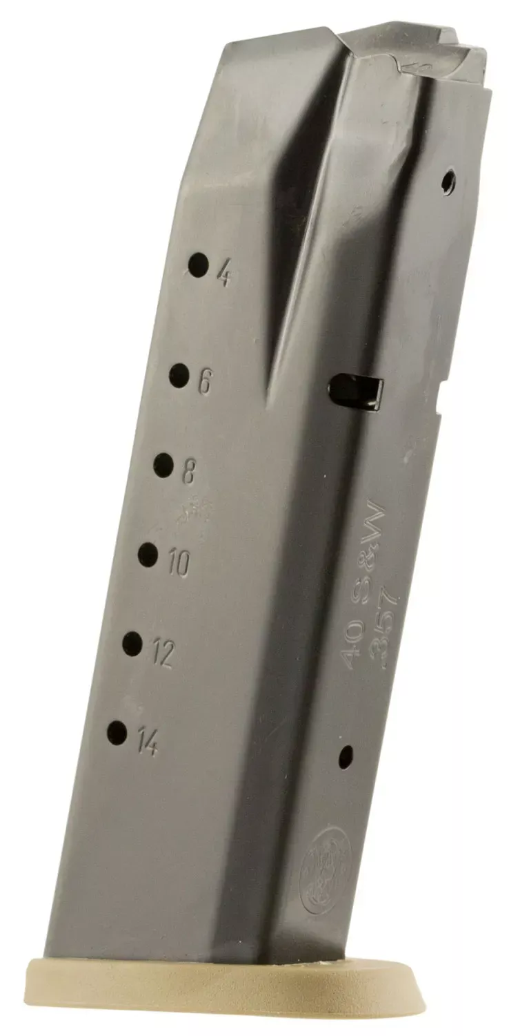Smith & Wesson OEM Blued Brown Floor Plate Detachable 15rd for 40 S&W